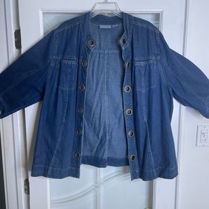 Liz & Me Open Jean Jacket
